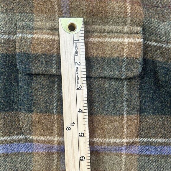 Lauren Ralph Lauren 100% Lambswool Plaid Zip Up Jacket Women’s Petite Medium - Picture 7 of 16